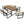 7 Pieces Outdoor Dining Set Patio Dining Table And Chair Set With And Removable Cushions For Patio