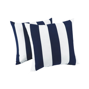 2 Pack Outdoor Pillow Covers 18x18 Inch