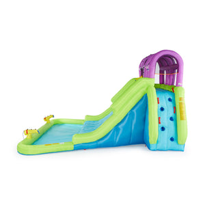 Kahuna Mega Blast Water Park & Comfy Floats Sun Disc Float, Watermelon (2 Pack)