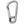 Wichard Asymmetric Carbine Hook - Length 80mm - 5/16