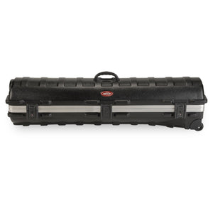 SKB Cases ATA Standard Hard Plastic Wheeled Golf Bag Travel Case, Black (2 Pack)