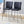 Modern Bar Chair Set with Streamlined Backrest and Metal Legs - 2 Pieces