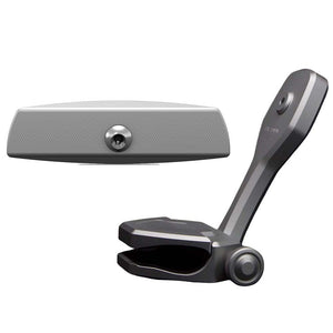 PTM Watersports Mirror/Bracket Kit w/VR-140 Elite Mirror  ZXR-320 (Titanium Grey)
