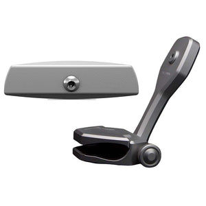 PTM Watersports Mirror/Bracket Kit w/VR-140 Elite Mirror  ZXR-361 (Titanium Grey)
