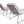 Outdoor Iron Framed Wicker 3-Piece Patio Set