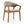 Indoor Upholstered Dining Chair Set of 2 - Oatmeal / Teak