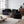 Upholstered Oversized Sectional Sofa, 4 Seater Extra Deep & Wide Curved Cloud Couch With 4 Throw Pillows For Living Room - Black