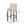 Solstara Upholstered Dining Barstool with Button Tufted and Wing Back