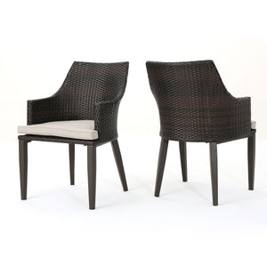 Hillhurst Outdoor Chair Set of 2 with Weather Resistant Cushions