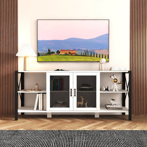 Industrial TV Stand for Living Room and Bedroom