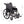 Lightweight Foldable Manual Wheelchair for Adults with Double Brakes