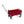 Seina Steel Compact Collapsible Folding Outdoor Portable Utility Cart in Red