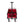 Seina Steel Compact Collapsible Folding Outdoor Portable Utility Cart in Red