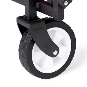 Seina Steel Collapsible Folding Outdoor Portable Utility Cart in Red (3 Pack)