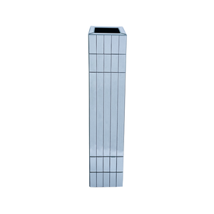 36.02" Tall Mirrored Floor Vase