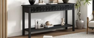 U_Style 58.3'' Fir Veneer Entryway Table
