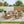 TREXM Patio Dining Table Set for 6 with Umbrella Hole