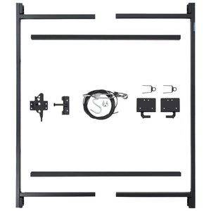Adjust-A-Gate Steel Frame Gate Building Kit, 60"-96 Inch Wide Opening (2 Pack)