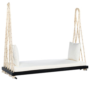 Patio Wooden Swing Chair Hanging Porch Swing Bench