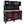 Wall Mounted Double Door Storage Cabinet With Tool Rack And Hooks, Stainless Steel - Black / Red