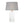 Luxora Decorative Glass Table Lamp with Gold Finish and Grey Shade