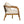 Acacia Wood Outdoor Patio Club Chair with PE Wicker Backrest & Cushions