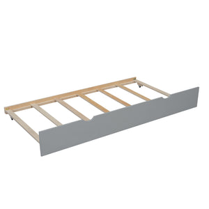 Bunk Bed With Ladder And Safety Guardrail