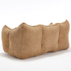 Comfortable Dual Beanbag Chair With High Resilience Foam Core For 2 People