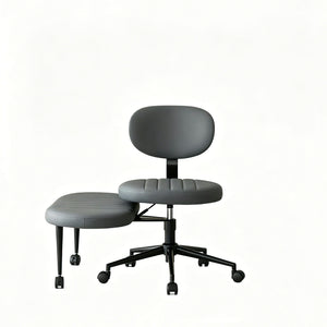 Ergonomic Cross Legged Office Chair With Back Support