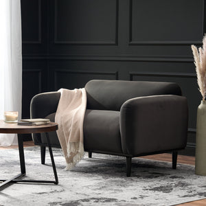 Loveseat Sofa - 50" Dark
