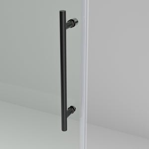 56-60"W x 76"H Frameless Sliding Shower Door with Premium Tempered Glass