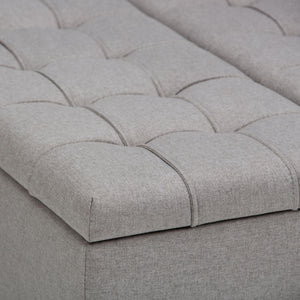 Harrison - Upholstered Coffee Table Storage Ottoman