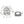 Wichard Folding Pad Eye - Diameter 15/64