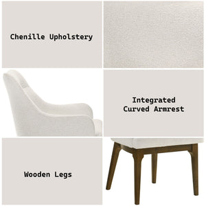 Kasha - Side Chair (Set of 2) - Beige / Oak