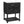 Wave Design Bathroom Vanity With Sink, 2 Drawers And Open Shelf