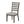 Side Dining Chair With Ladder Back (Set of 2) - Gray
