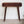 Solid Wood Chestnut Curved Hallway Table, 2-Drawers, Nordic Legs