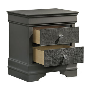 Blaze - 2 Drawer Modern Nightstand