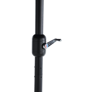 14.8 Ft Double Sided Outdoor Umbrella Rectangular Large with Crank (Navy Blue)