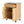 Indoor Compact Bamboo Rolling Kitchen Cart with Stainless Steel Top