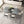 Retro Rectangular Stretch Dining Table With Embossed Center Plate