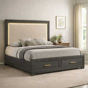 Colorado - Bedroom Set With Upholstered LED Headboard