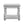 Square End Table - Gray