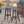 Primrose Outdoor Acacia Wood Barstools With Foot Rest (Set of 2) - Dark Brown