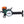 Portable Double Flywheel Electric Log Splitter 7 Ton Gas Log Splitter With Auto Return Steel - Gray