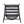Outdoor Bar Height Metal Frame Counter Stools with Scallop-Shaped Backrest & Water-Resistant Cushions