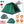4-5 Person Camping Tent Outdoor Foldable Waterproof Tent with 2 Mosquito Nets Windows Carrying Bag for Hiking Climbing Adventure Fishing