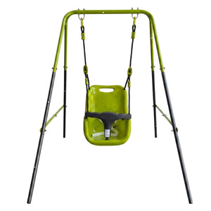 Xns001 Baby Swing With Safety Seat Indoor / Outdoor - Black / Green