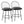 Riley - Claire Farmhouse Fixed Height Counter Stool With Swivel With Round Footrest (Set of 2)
