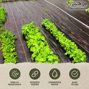 DeWitt Sunbelt 3.2oz 3' x 300' Woven Weed Barrier Landscape Fabric Ground Cover